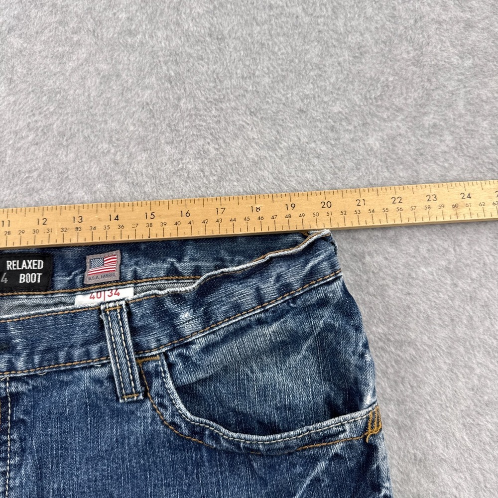 Ariat FR Jeans Men 40x33 Blue Denim M4 Boot Workwear Fire Resistant Lineman - Picture 9 of 13
